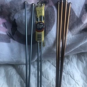 ALUMINUM KNITTING NEEDLES 14”-35cm US: 10 ...6.000